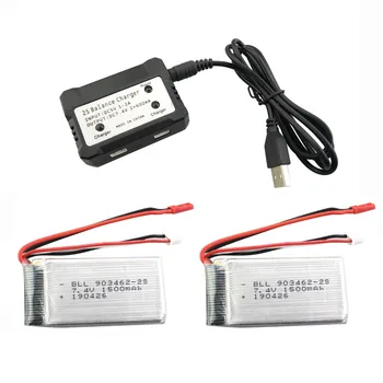 2PCS 7.4V 1500mah lithium battery for WLTOYS V913 aircraft accessories L959 remote control car WL912 remote control boat
2PCS 7.4V 1500mah lithium battery for WLTOYS V913 aircraft accessories L959 remote control car WL912 remote control boat