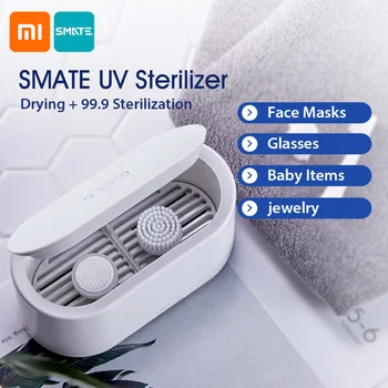 Smate UV Bacterial Sterilizer Box UV-C Face Mask Sterilization Beauty Tools Drying Sterilizer for Face Mask Watches Earphones
Smate UV Bacterial Sterilizer Box UV-C Face Mask Sterilization Beauty Tools Drying Sterilizer for Face Mask Watches Earphones