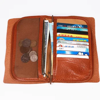 Leather multifunctional men's wallet retro vegetable tanned first layer cowhide wallets men's clutch passport bag
Leather multifunctional men's wallet retro vegetable tanned first layer cowhide wallets men's clutch passport bag