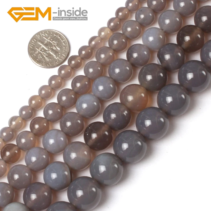 Natural Gray Smooth Agates Round Shape 4mm-20mm Loose Beads For Jewelry Making Bracelet Necklace Strand 15" Wholesale
Natural Gray Smooth Agates Round Shape 4mm-20mm Loose Beads For Jewelry Making Bracelet Necklace Strand 15" Wholesale