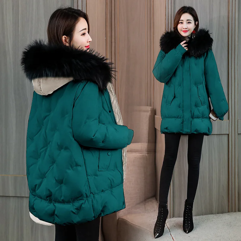 Dongdaemun down Cotton Coat Women's Short 2018 Winter New Style Korean-style Short-height Cotton-padded Jacket Large Fur Collar
Dongdaemun down Cotton Coat Women's Short 2018 Winter New Style Korean-style Short-height Cotton-padded Jacket Large Fur Collar