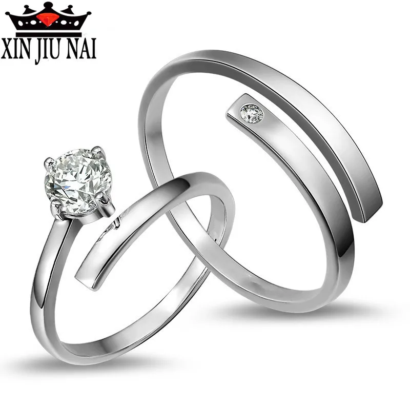 Genuine CZ wedding Engagement Ring Fashion Sterling wedding Rings For Women Men Band Wedding Ring Promise Ring Bridal Jewelry
Genuine CZ wedding Engagement Ring Fashion Sterling wedding Rings For Women Men Band Wedding Ring Promise Ring Bridal Jewelry