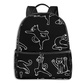Backpack School Bags for Teenage Funny Yoga Cats Travel Bags Style Back Pack Korean Cute Backpack
Backpack School Bags for Teenage Funny Yoga Cats Travel Bags Style Back Pack Korean Cute Backpack