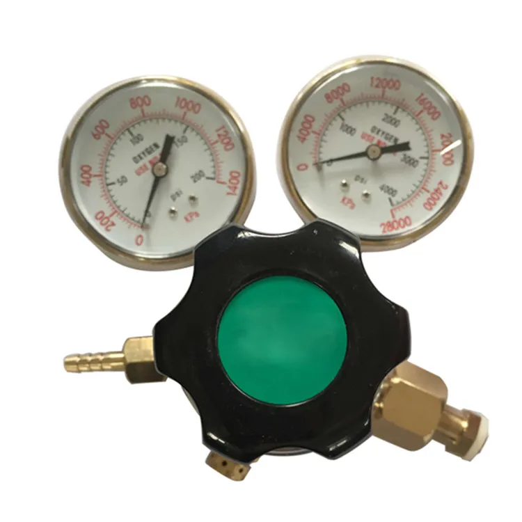 Manufacturer Ningbo Zhejiang CGA510 twin gauge oxygen regulator with high pressure
Manufacturer Ningbo Zhejiang CGA510 twin gauge oxygen regulator with high pressure