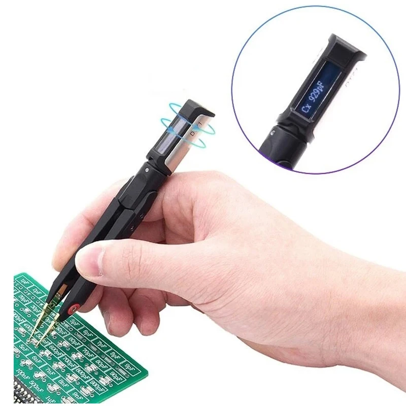 DT71 Digital Tweezers Smart SMD Tester Portable LCR Meter Diode Resistor Capacitor Multimeter Frequency Signal Generator
DT71 Digital Tweezers Smart SMD Tester Portable LCR Meter Diode Resistor Capacitor Multimeter Frequency Signal Generator