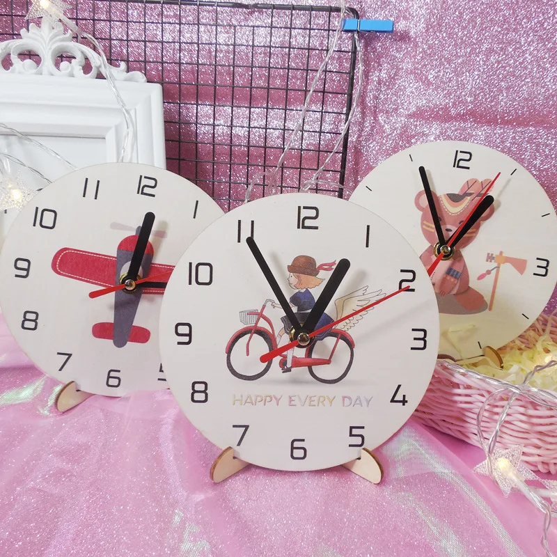 Wooden Toys DIY Clock Kit Cartoon Wooden Clock Assembly Model Wood Craft Kits Craft Toys For Children
Wooden Toys DIY Clock Kit Cartoon Wooden Clock Assembly Model Wood Craft Kits Craft Toys For Children