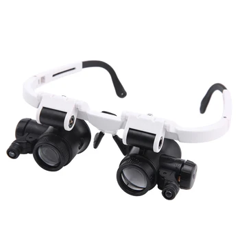 9892H-1 Head Mounted LED Lamp Acrylic Lenses Double Eye Glasses Magnifier Loupe Convex Lens For LED Spotlights, Car Lights, Flas
9892H-1 Head Mounted LED Lamp Acrylic Lenses Double Eye Glasses Magnifier Loupe Convex Lens For LED Spotlights, Car Lights, Flas