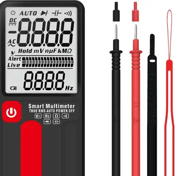 Digital Multimeter 3.5" 3 Line Display Automatic Identification Ranging Voltage Tester Hz AC/DC Detection Continuous Capacitor
Digital Multimeter 3.5" 3 Line Display Automatic Identification Ranging Voltage Tester Hz AC/DC Detection Continuous Capacitor