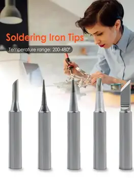 5pcs Lead-free Soldering Iron Tips Replacement For Soldering Repair Station And Soldering Iron Kit Copper Welding Tools
5pcs Lead-free Soldering Iron Tips Replacement For Soldering Repair Station And Soldering Iron Kit Copper Welding Tools