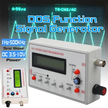 DDS Function Signal Generator Sine+Triangle+Square Frequency Sawtooth Waveform Counter 1Hz-500KHz
DDS Function Signal Generator Sine+Triangle+Square Frequency Sawtooth Waveform Counter 1Hz-500KHz