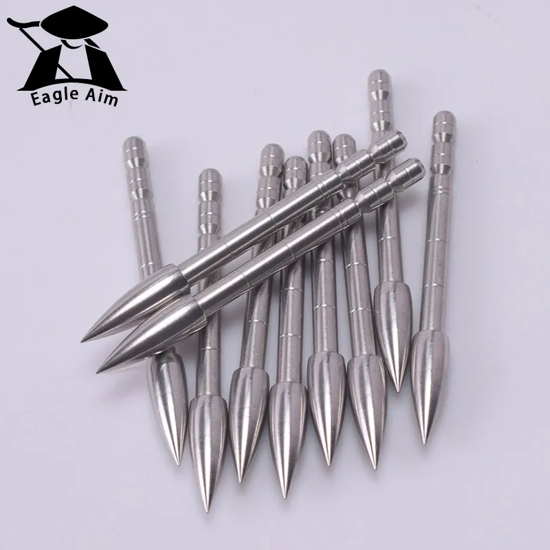Hunting Archery Arrows 100/120/150 grain Point Arrowheads ID 4.2mm Steel Target Broad head For Compound/Recurve bow
Hunting Archery Arrows 100/120/150 grain Point Arrowheads ID 4.2mm Steel Target Broad head For Compound/Recurve bow