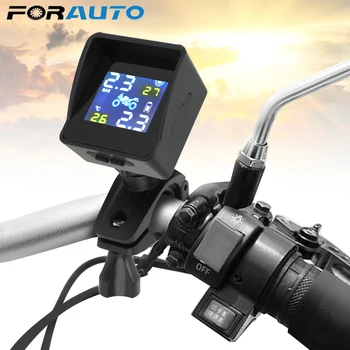 Motorcycle TPMS LCD Display Moto Tire Pressure Tyre Temperature Monitoring Alarm System With Internal or External Sensors
Motorcycle TPMS LCD Display Moto Tire Pressure Tyre Temperature Monitoring Alarm System With Internal or External Sensors