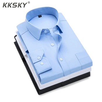 Solid Color Men's Shirt Single-breasted Long-sleeved Casual Style Brand High Quality Cotton For Homme Shirt Formal Clothes
Solid Color Men's Shirt Single-breasted Long-sleeved Casual Style Brand High Quality Cotton For Homme Shirt Formal Clothes