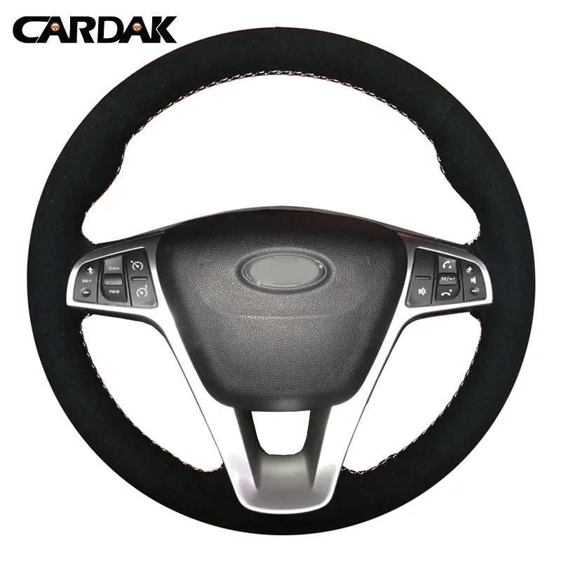 CARDAK Black Suede Car Steering Wheel Cover for Lada Vesta SW 2015 2016 2017 2018 2019 Xray 2015 2016 2017 2018 2019
CARDAK Black Suede Car Steering Wheel Cover for Lada Vesta SW 2015 2016 2017 2018 2019 Xray 2015 2016 2017 2018 2019