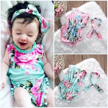 0-24M Baby Girls Clothes Set Summer One Piece Baby Rompers Set Pink Green Peony Flower Print Baby Bodysuit Hairband Newborn Set
0-24M Baby Girls Clothes Set Summer One Piece Baby Rompers Set Pink Green Peony Flower Print Baby Bodysuit Hairband Newborn Set