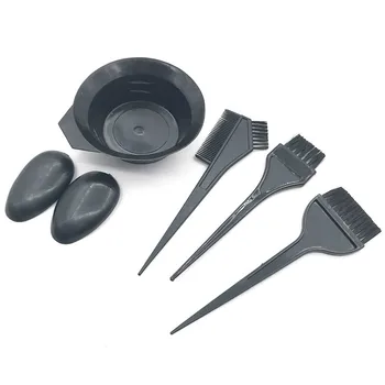 Portable 5Pcs Hair Color Dye Bowl Comb Brushes Tool Kit Set Tint Coloring Dye Bowl Comb Brush Twin High Quality Headed Brush Set
Portable 5Pcs Hair Color Dye Bowl Comb Brushes Tool Kit Set Tint Coloring Dye Bowl Comb Brush Twin High Quality Headed Brush Set