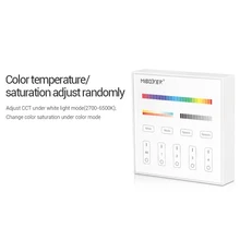 B4 4-Zone RGB/RGBW/RGB+CCT Smart Panel Remote Controller wifi dimmer switch 2.4G Wireless Transmitting Individually Control
B4 4-Zone RGB/RGBW/RGB+CCT Smart Panel Remote Controller wifi dimmer switch 2.4G Wireless Transmitting Individually Control