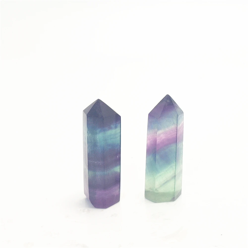 1PC Natural Fluorite Hexagonal Column Crystal Point Healing Wand Mineral Crystal Home Decoration Stone Study Room Decoration
1PC Natural Fluorite Hexagonal Column Crystal Point Healing Wand Mineral Crystal Home Decoration Stone Study Room Decoration