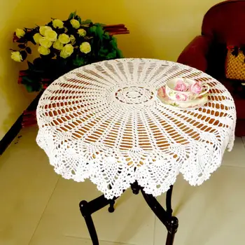 80cm Kitchen Tea Flower Table Cover Cloth Dining Room Restaurant Crochet Round Cotton Tablecloth Wedding Table Mat Decoration
80cm Kitchen Tea Flower Table Cover Cloth Dining Room Restaurant Crochet Round Cotton Tablecloth Wedding Table Mat Decoration