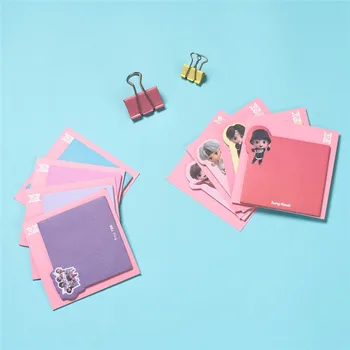 Kpop Bangtan Boys Cartoon Sticker Notebooks Copy Note Pads 10cm Message Sticker 30Pages School Supply Bookmarks
Kpop Bangtan Boys Cartoon Sticker Notebooks Copy Note Pads 10cm Message Sticker 30Pages School Supply Bookmarks