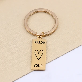 Porte Clef Keyring Handmade Keychain Jewelry Key Tag Follow Your Heart Bag Charm Keepsake Rectangle Present Jewelry Keychain
Porte Clef Keyring Handmade Keychain Jewelry Key Tag Follow Your Heart Bag Charm Keepsake Rectangle Present Jewelry Keychain
