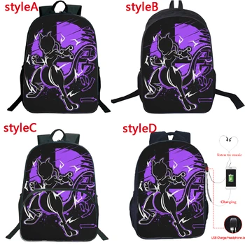 4 Style Backpacks Pokemon School Bags Teenager Backpack Mewtwo Fluorescence Travel Bookbag Girls Boys USB Charging Mochila 
4 Style Backpacks Pokemon School Bags Teenager Backpack Mewtwo Fluorescence Travel Bookbag Girls Boys USB Charging Mochila