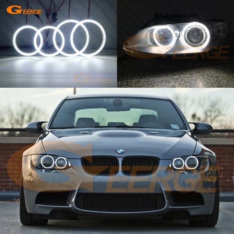 For BMW 3 Series E90 E92 E93 M3 2007-2013 Coupe cabriolet xenon headlight Excellent Ultra bright smd led Angel Eyes Car styling 
For BMW 3 Series E90 E92 E93 M3 2007-2013 Coupe cabriolet xenon headlight Excellent Ultra bright smd led Angel Eyes Car styling