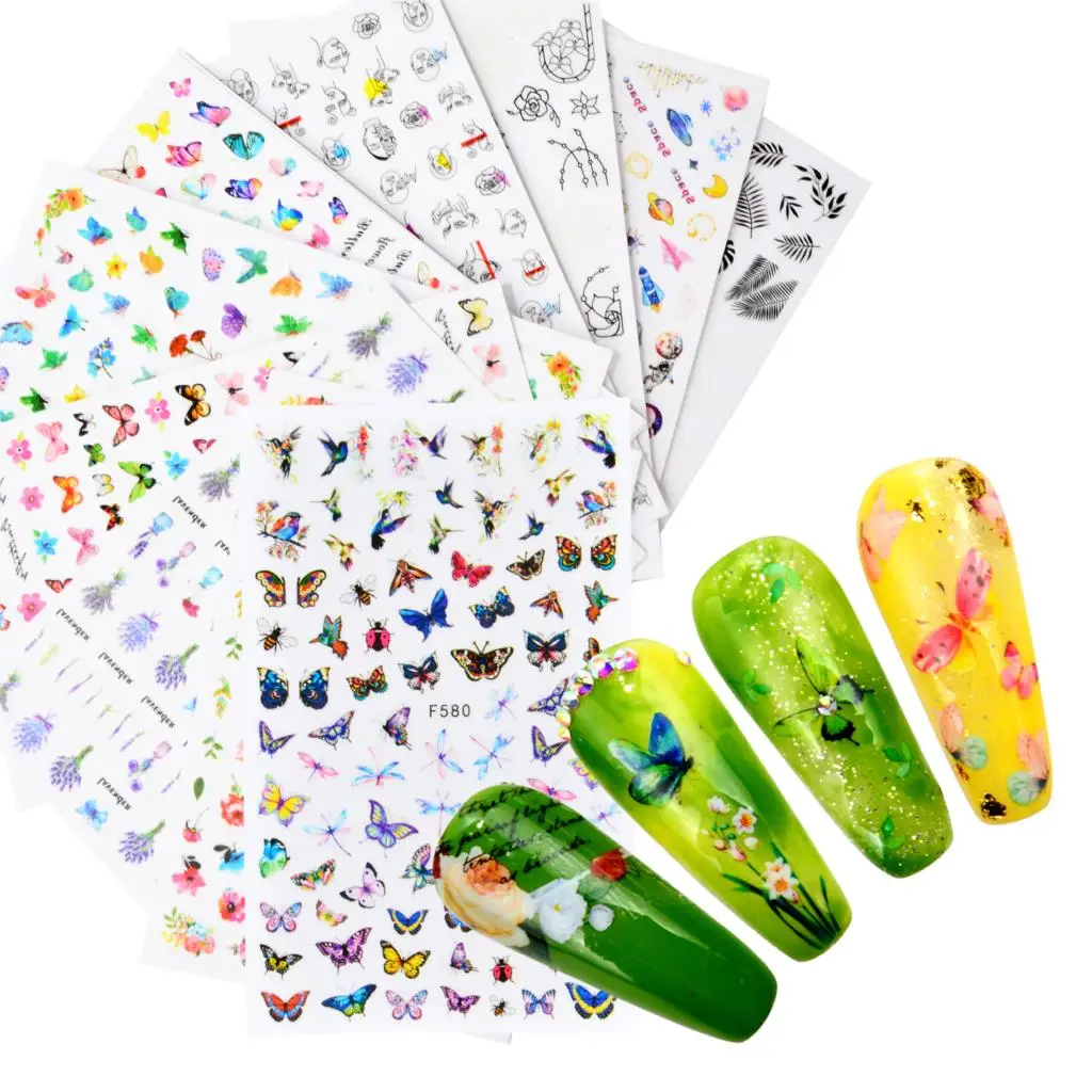 1 PC 3D Butterfly Slider on Nails Leaf Sticker Decals Flower Design Adhesive Manicure Tips Nail Art Decorations
1 PC 3D Butterfly Slider on Nails Leaf Sticker Decals Flower Design Adhesive Manicure Tips Nail Art Decorations