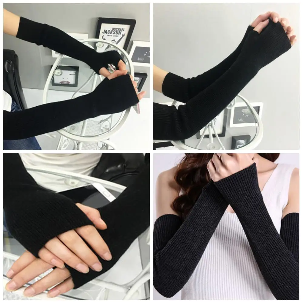 45CM Wrist Mittens Arm Sleeve Knitting Durable Skiing Warm Gloves Riding Wool Gloves Bicycle Fingerless Knit
45CM Wrist Mittens Arm Sleeve Knitting Durable Skiing Warm Gloves Riding Wool Gloves Bicycle Fingerless Knit