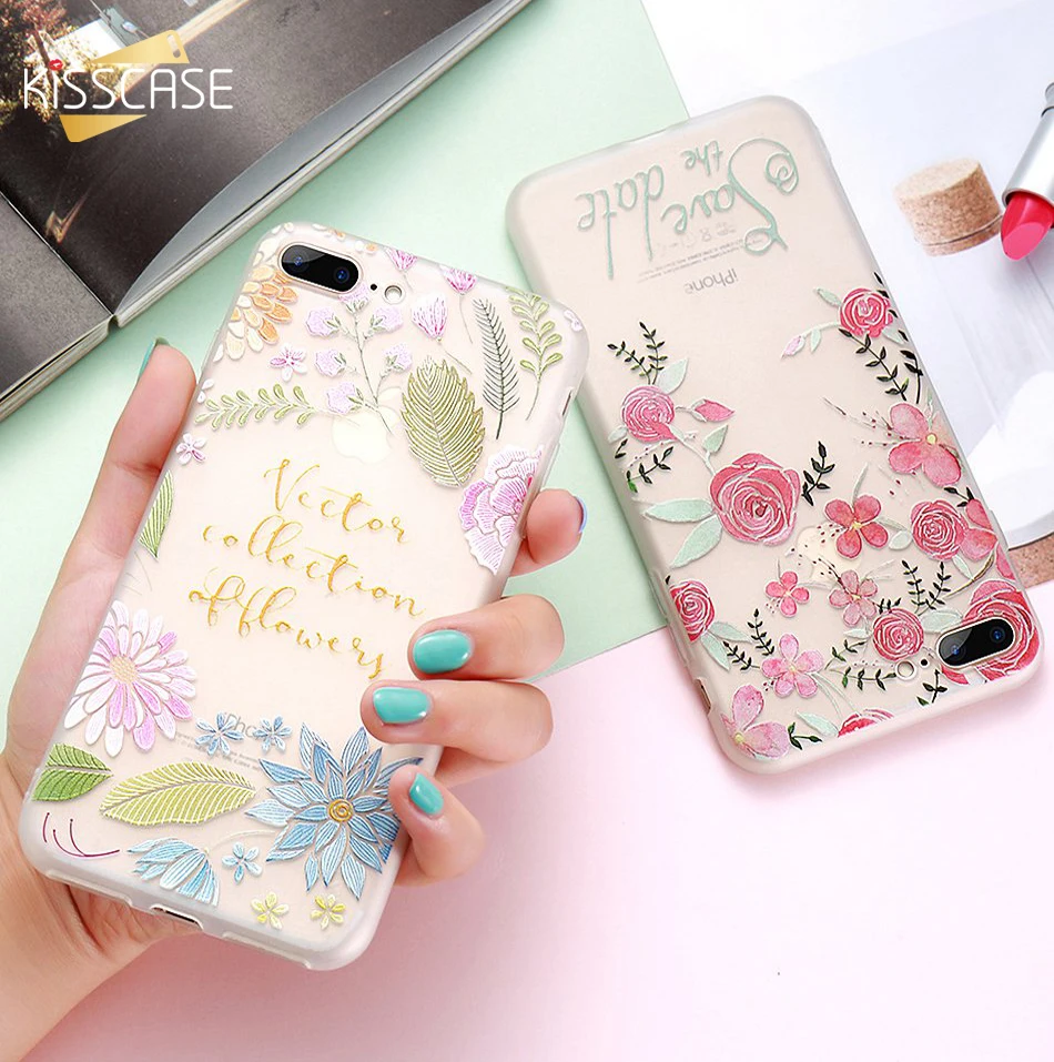 KISSCASE цветок чехол для телефона Huawei Honor 9 Lite 10 V9 7X 8X 7A Мягкий силиконовый NOVA 2 Plus 3