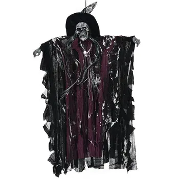 Horror Grim Reaper Hanging Ghost Halloween Decorations Accessories Props Haunted House Bar Club Party Scary Decoration Prop 
Horror Grim Reaper Hanging Ghost Halloween Decorations Accessories Props Haunted House Bar Club Party Scary Decoration Prop