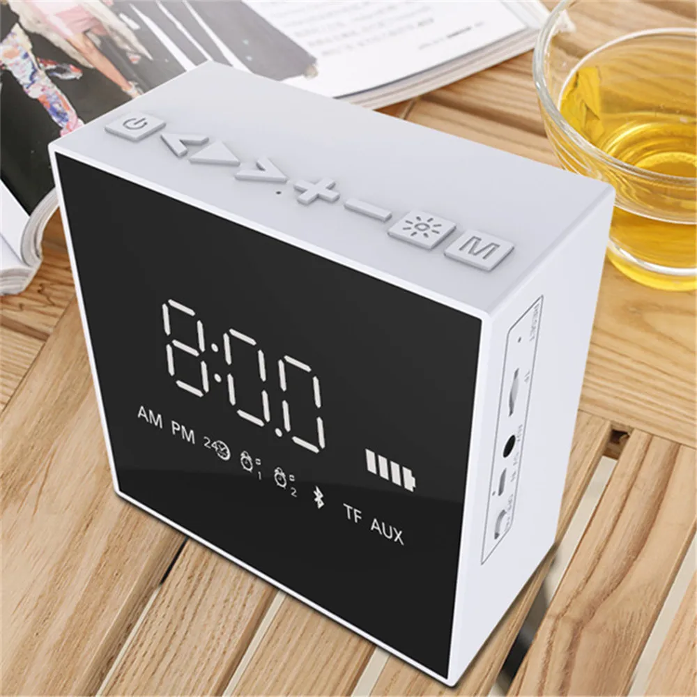 HYASIA Free Shipping Multifunction Wireless Speaker Bluetooth Display Digital Alarm Clock Dimmable LED Clock FM Radio Subwoofer
HYASIA Free Shipping Multifunction Wireless Speaker Bluetooth Display Digital Alarm Clock Dimmable LED Clock FM Radio Subwoofer