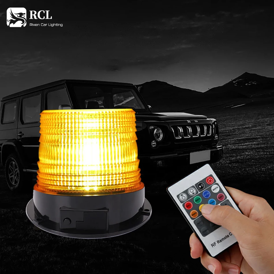 Eight Colors LEDs Rotating Beacon Strobe Light w/Magnetic Mount for Emergency Caution Vehicle, Snowplow, Patrol Cars, Truck UTV
Eight Colors LEDs Rotating Beacon Strobe Light w/Magnetic Mount for Emergency Caution Vehicle, Snowplow, Patrol Cars, Truck UTV