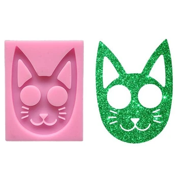 DIY Super Glossy Self-defense Cat Keychain Pendant Casting Silicone Mould Clay Crafts Making Crystal Epoxy Resin Mold
DIY Super Glossy Self-defense Cat Keychain Pendant Casting Silicone Mould Clay Crafts Making Crystal Epoxy Resin Mold