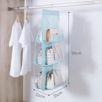 Washable 6 Pockets Hanging Closet Organizer Clear Foldable Oxford Cloth Storage Bag Large Capacity Storing Blankets Towels Etc.
Washable 6 Pockets Hanging Closet Organizer Clear Foldable Oxford Cloth Storage Bag Large Capacity Storing Blankets Towels Etc.