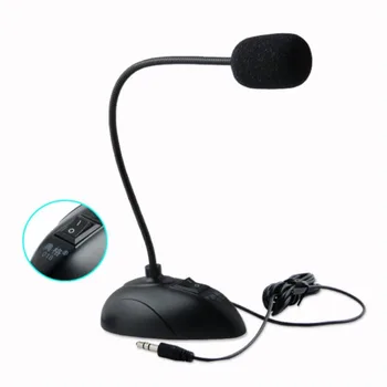 YCDC Flexible Stand Mini Studio Speech Microphone 3.5mm Plug Gooseneck Mic Wired Microphone for Computer PC Desktop Notebook
YCDC Flexible Stand Mini Studio Speech Microphone 3.5mm Plug Gooseneck Mic Wired Microphone for Computer PC Desktop Notebook