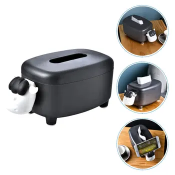 1Pc Creative Tissue Box with Phone Holder Chic Tissue Box Napkin Container Storage Box Tissue Box for Home
1Pc Creative Tissue Box with Phone Holder Chic Tissue Box Napkin Container Storage Box Tissue Box for Home