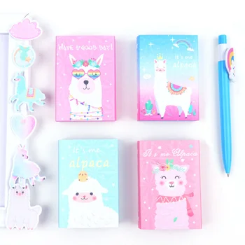 1Pc Memo Pads Sticky Notes Kawaii Alpaca Animal Paper Notepad diary Scrapbooking Stickers Office School stationery Notepads
1Pc Memo Pads Sticky Notes Kawaii Alpaca Animal Paper Notepad diary Scrapbooking Stickers Office School stationery Notepads