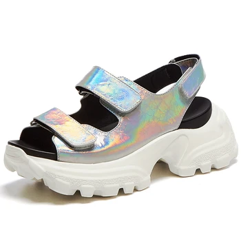 DORATASIA Fashion Women Brand Design Platform Shoes Comfortable Wedges Sandals Women Metallic Genuine Leather Sandals
DORATASIA Fashion Women Brand Design Platform Shoes Comfortable Wedges Sandals Women Metallic Genuine Leather Sandals