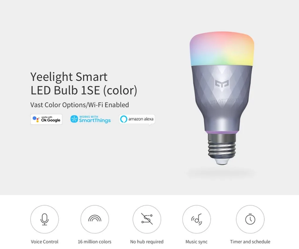 Xiaomi Yeelight E27 Smart Led