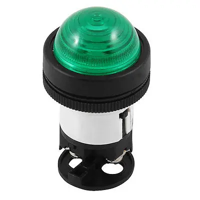 24-22V 1/2PT Thread Green LED Light Signal Indicator for Electrical Circuit
24-22V 1/2PT Thread Green LED Light Signal Indicator for Electrical Circuit