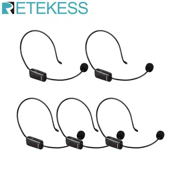 5pcs Retekess TR503 FM Condenser Wireless Microphone Headset Voice Amplifier Megaphone Radio Mic For Teaching Tour Guide System
5pcs Retekess TR503 FM Condenser Wireless Microphone Headset Voice Amplifier Megaphone Radio Mic For Teaching Tour Guide System