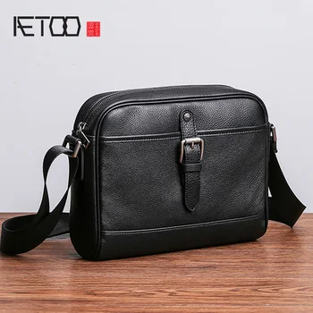 AETOO Men's leather casual fashion oblique cross package horizontal large capacity head layer Cowhide men's shoulder bag
AETOO Men's leather casual fashion oblique cross package horizontal large capacity head layer Cowhide men's shoulder bag