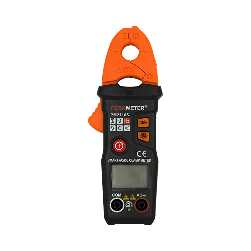 PM2116S 6000 Counts Mini Digital Clamp Meter With Non Contact Voltage Connector
PM2116S 6000 Counts Mini Digital Clamp Meter With Non Contact Voltage Connector
