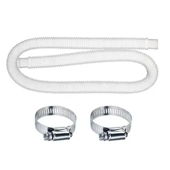Swimming Pool Replacement Hose, Durable Soft Filter Pump Hose with 2 Stainless Steel Clamps, Pool Pump Replacement Accessory
Swimming Pool Replacement Hose, Durable Soft Filter Pump Hose with 2 Stainless Steel Clamps, Pool Pump Replacement Accessory