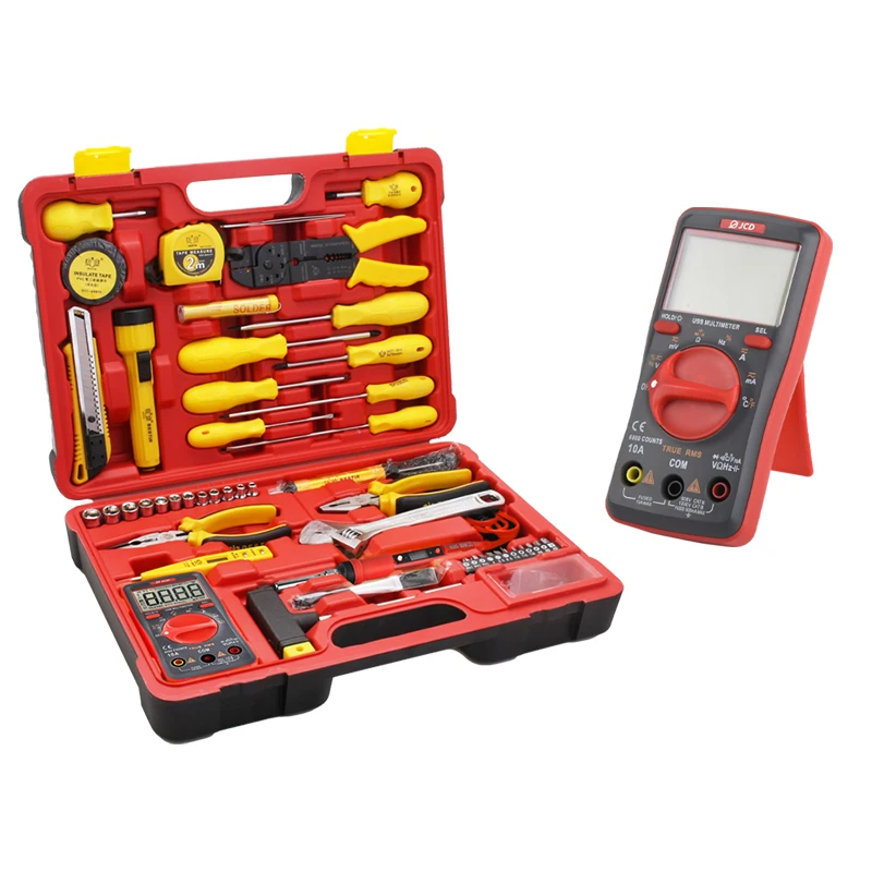 51-in-1 Digital Multimeter Kit test leads for multimeter Soldering Iron Kit Adjustable Temperature Welding Tool Toolbox Toolbo
51-in-1 Digital Multimeter Kit test leads for multimeter Soldering Iron Kit Adjustable Temperature Welding Tool Toolbox Toolbo