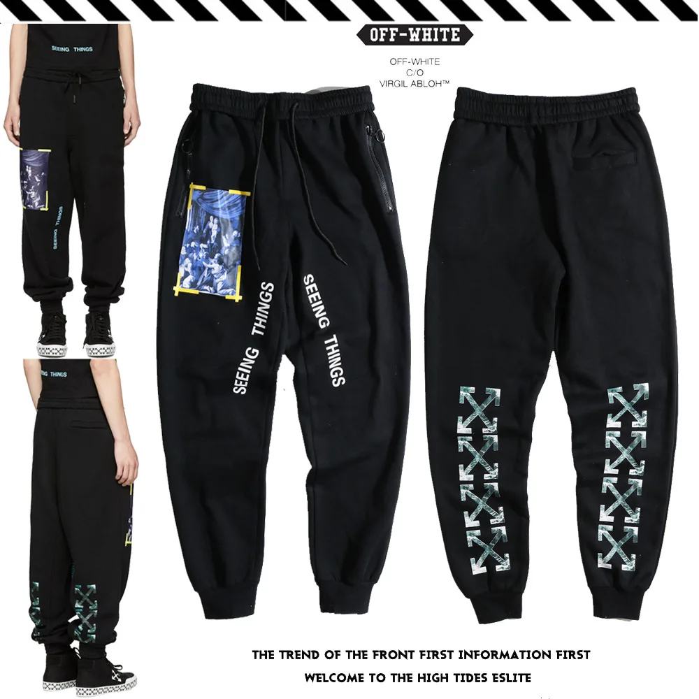 19 Europe And America Popular Brand off Ow White Waves Yellow Strip Religious plus Velvet Sweatpants Casual Pants Hair
19 Europe And America Popular Brand off Ow White Waves Yellow Strip Religious plus Velvet Sweatpants Casual Pants Hair