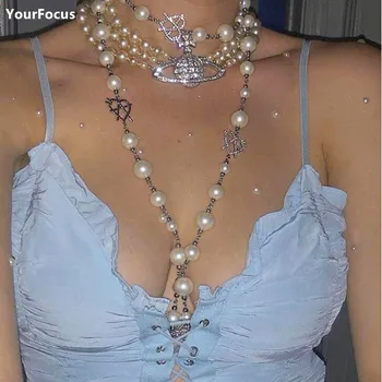 Igirl Necklace For Women pearl Rhinestone heart Long Chain Pendant Necklace Statement sweater Charm Jewelry Gifts
Igirl Necklace For Women pearl Rhinestone heart Long Chain Pendant Necklace Statement sweater Charm Jewelry Gifts