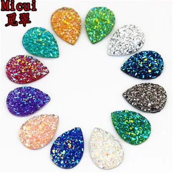 Micui 100pcs 10*14mm Crystal AB Flatback Resin Dotted Round Rhinestone Cabochon Flat Back Resin Rhinestone DIY Decoration MC25
Micui 100pcs 10*14mm Crystal AB Flatback Resin Dotted Round Rhinestone Cabochon Flat Back Resin Rhinestone DIY Decoration MC25