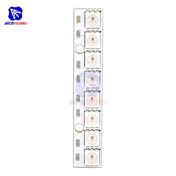 diymore WS2812 5050 RGB 8 LEDs Light Strip Driver Board 8 Channel Built-in Full Color Driven Development Board for Arduino
diymore WS2812 5050 RGB 8 LEDs Light Strip Driver Board 8 Channel Built-in Full Color Driven Development Board for Arduino